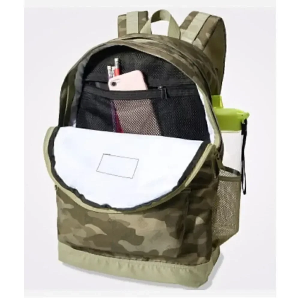 Victorias secret pink camouflage campus backpack